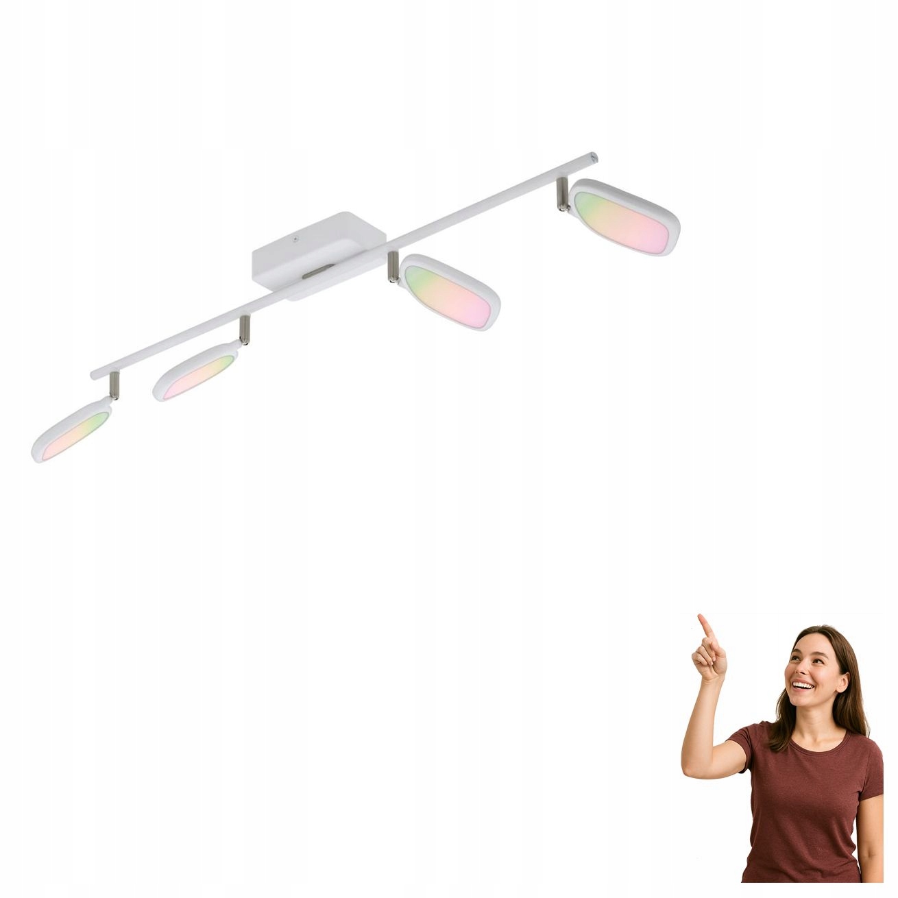Lampa reflektor spot Led 4x5W Palombare-c 97694 Eglo