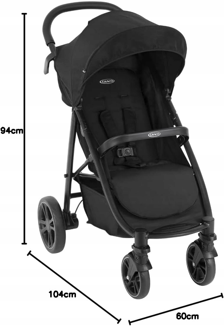 WÓZEK SPACEROWY MAŁY GRACO EEZEFOLD MIDNIGHT W460 Kod producenta 5060624772658