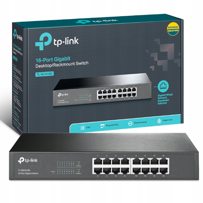 

Switch 16 port Gigabit Tp-link TL-SG1016D