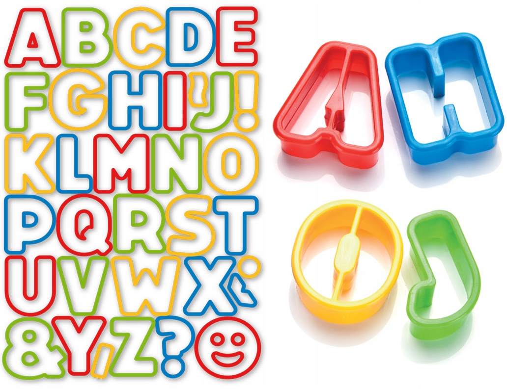 

Tescoma Wykrawacze Alfabet Literki Kids 34 Szt