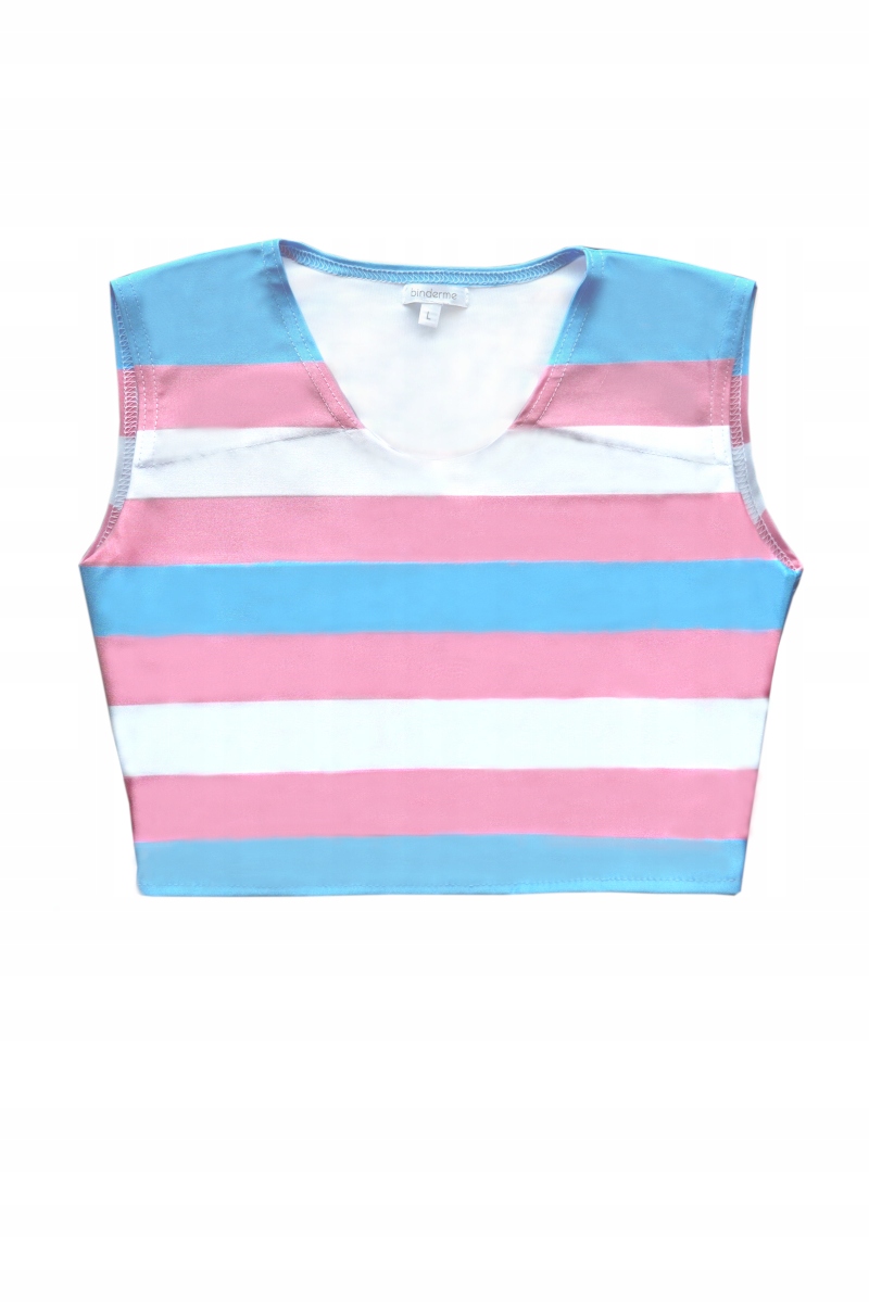 BINDER SPORTOWY W PASKI SPŁASZCZAJĄCY PIERSI Rozmiar L