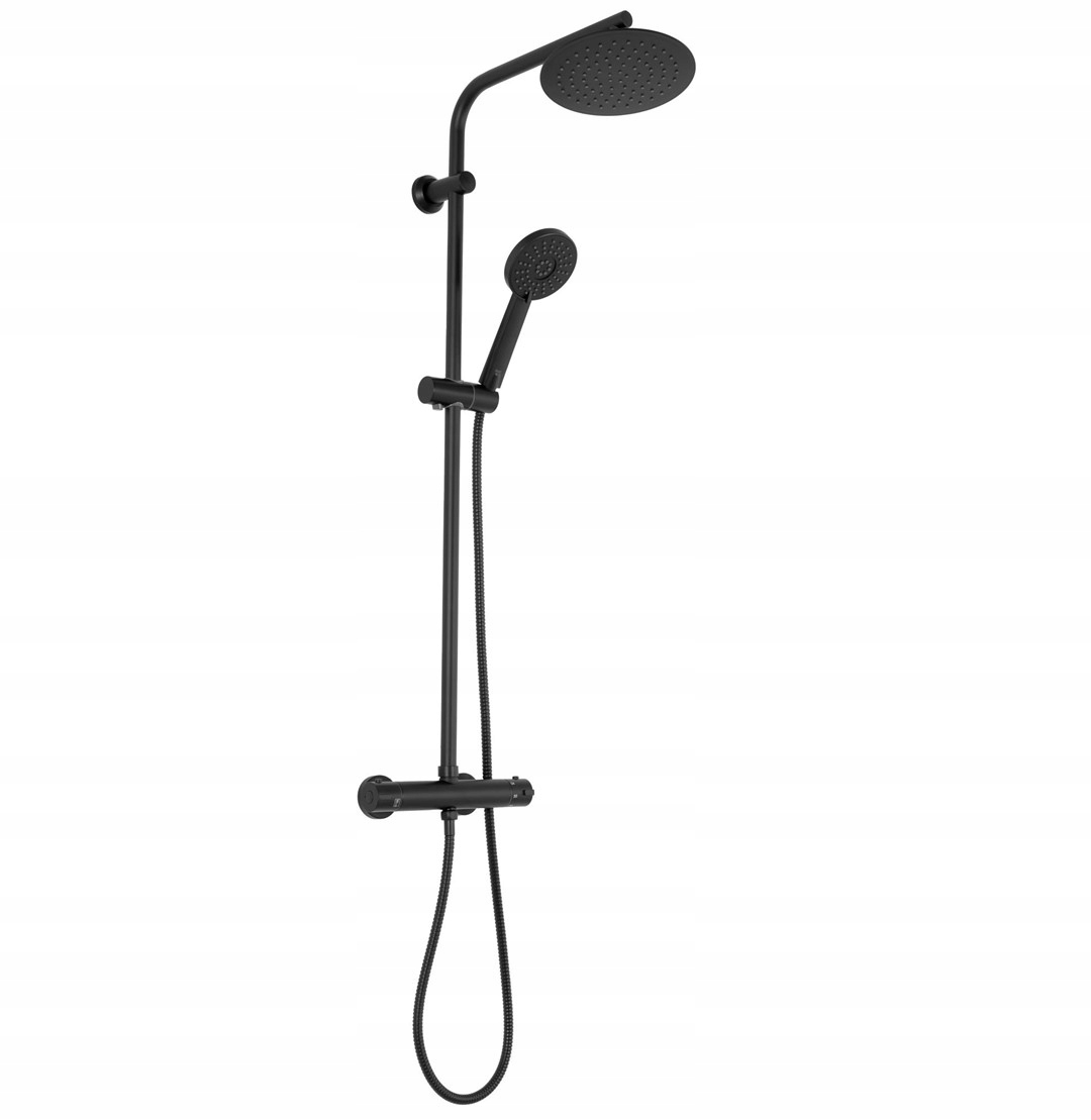 Sprchová Súprava Bliss Čierny Termostat Rea