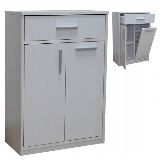 SZAFKA ŁAZIENKOWA STOJĄCA Z KOSZ. szer.60cm P 815K Głębokość mebla 30 cm