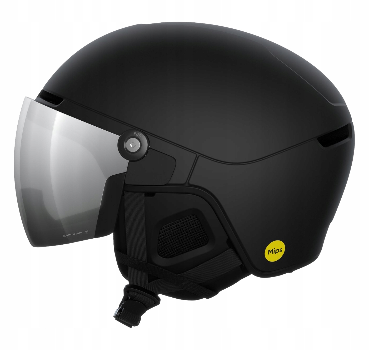 Lyžařská přilba s sklem Poc Obex Visor černá 55-58 cm