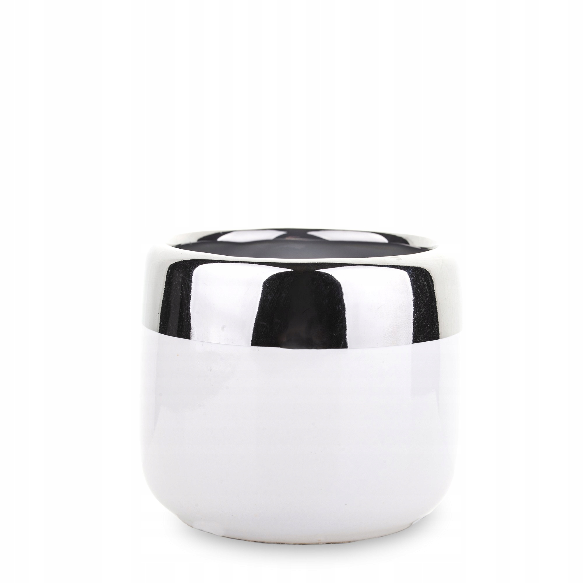 Osłonka biało - srebrna XXS glamour elegancka