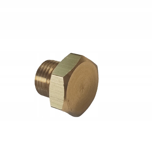 MOSIĘŻNY KOREK 1/4'' CALA WKRĘCANY ZAŚLEPKA DN8