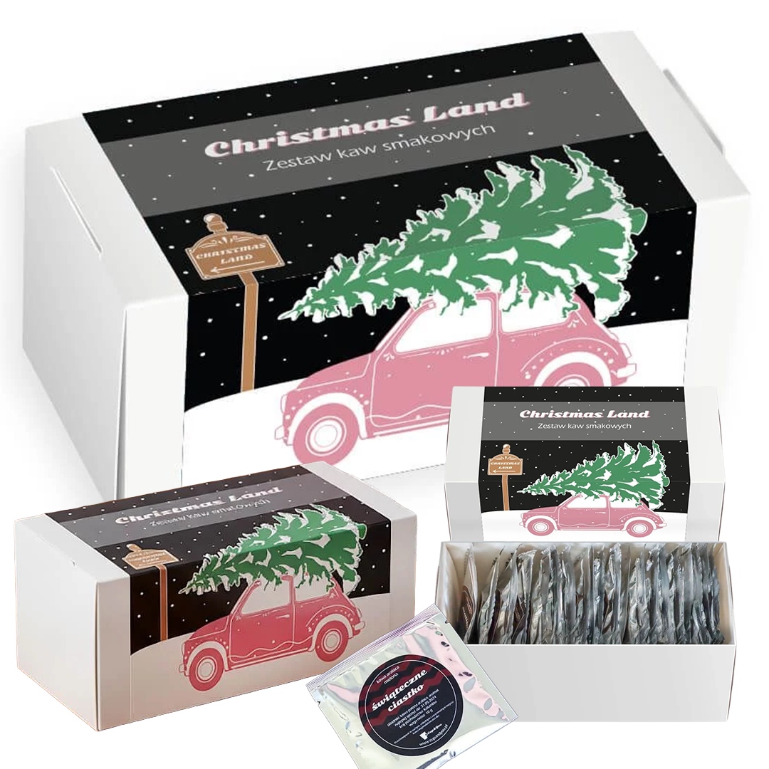 Levně Vánoční Sada Chuťových Káv Premium MIX 20 sáčků jako dárek jako dárek