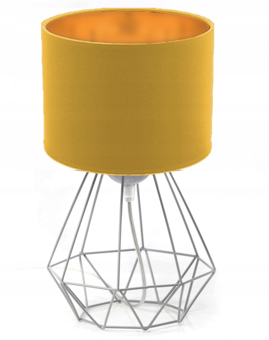 

Lampka Nocna Biurkowa Druciana Abażur Mirror Loft