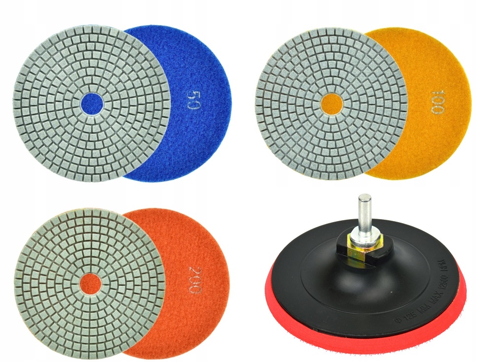 Tarcza Diamentowa 125MM Do Szlifowania Gresu Na Mokro G50 G100 G200 Dysk