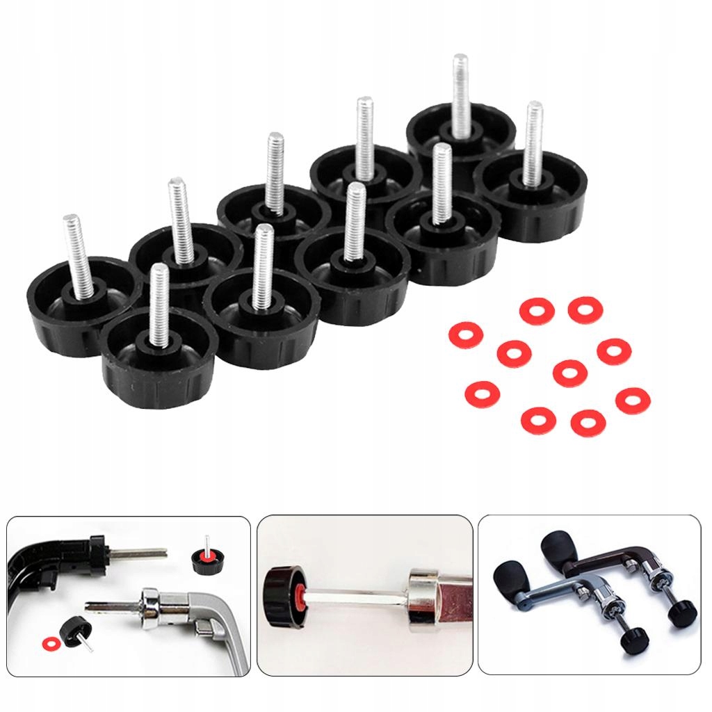 7x 10 sztuk Praktyczne śruby z uchwytem anioła Waga 140 g