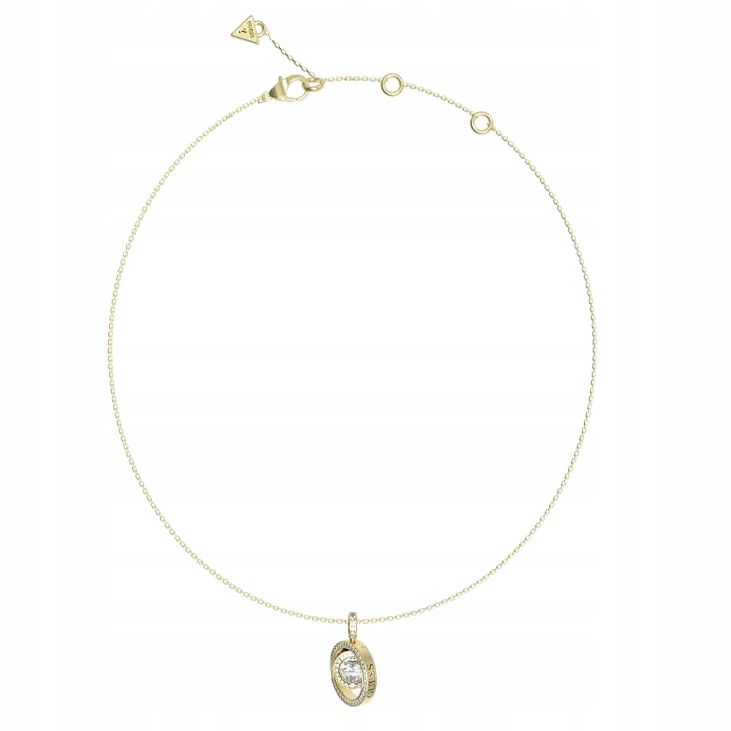 Dámský zlatý náhrdelník Guess 45 cm