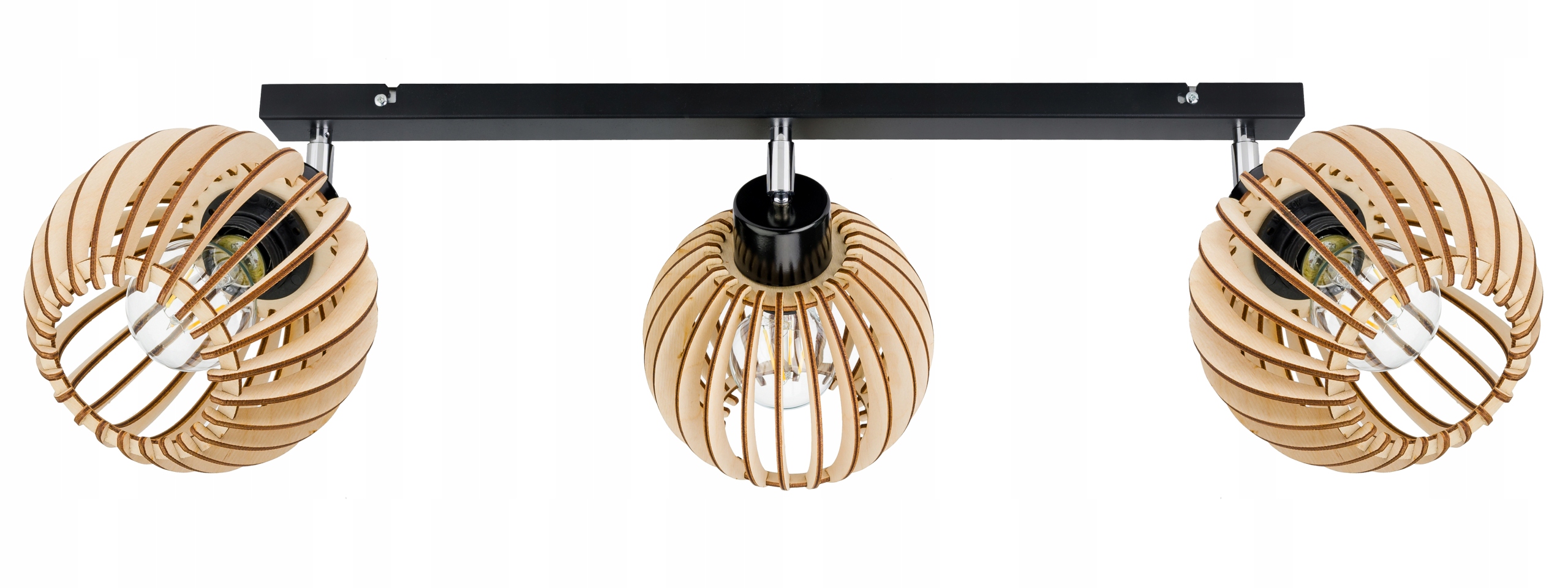 Lampa stropní svítidlo stropní lustr pohyb loft Dřevo 3