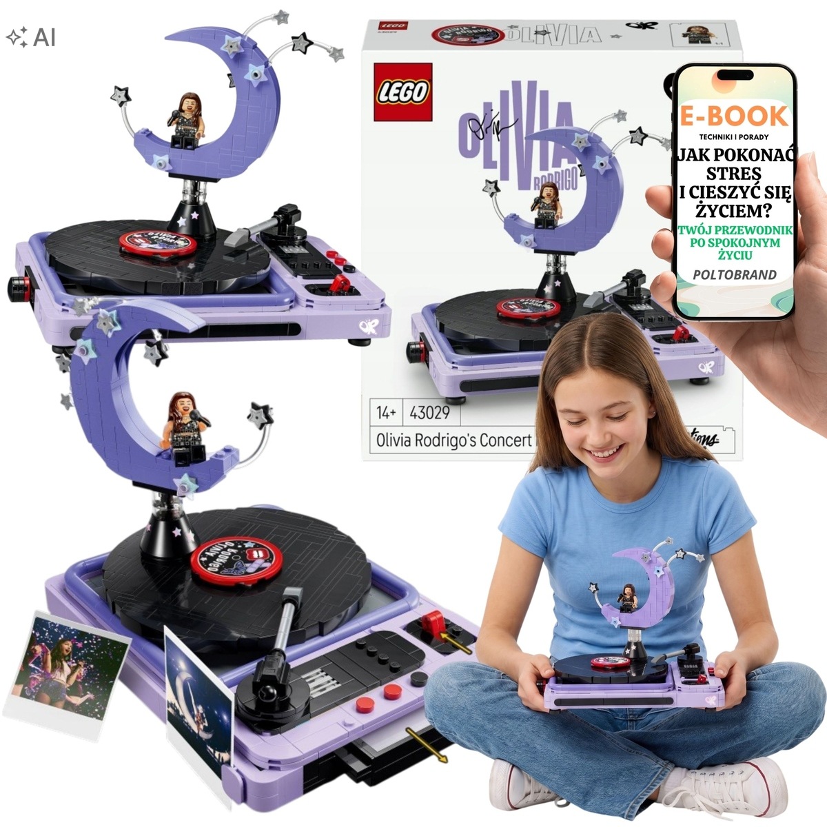 Klocki Lego Koncertowy Księżyc Olivia Rodrigo Kolekcjonerski Ebook