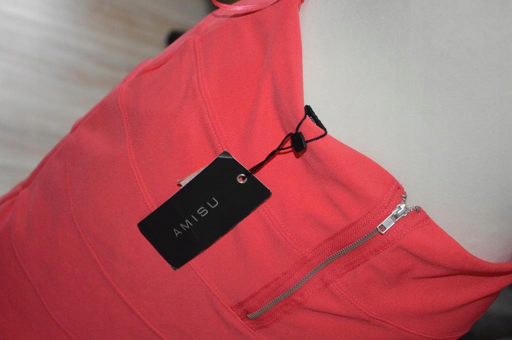 12 AMISU SPÓDNICZKA PROSTA Z ZAMKIEM 40 Rozmiar L