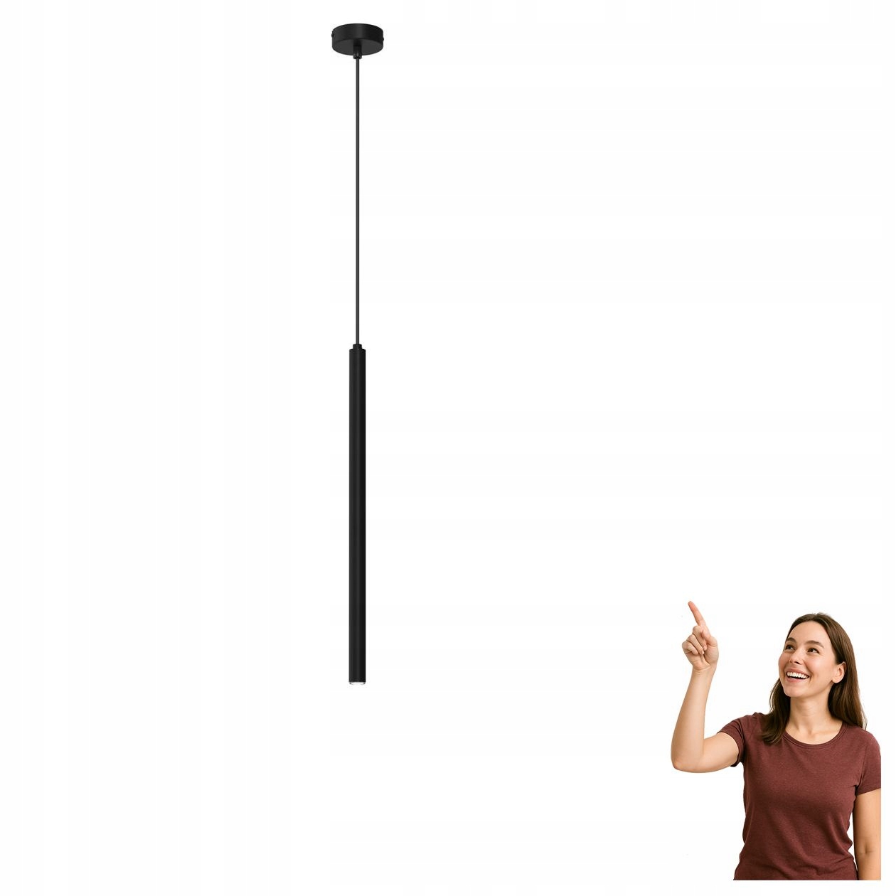 Závěsná lampa tuba Yoru 4115 Luminex