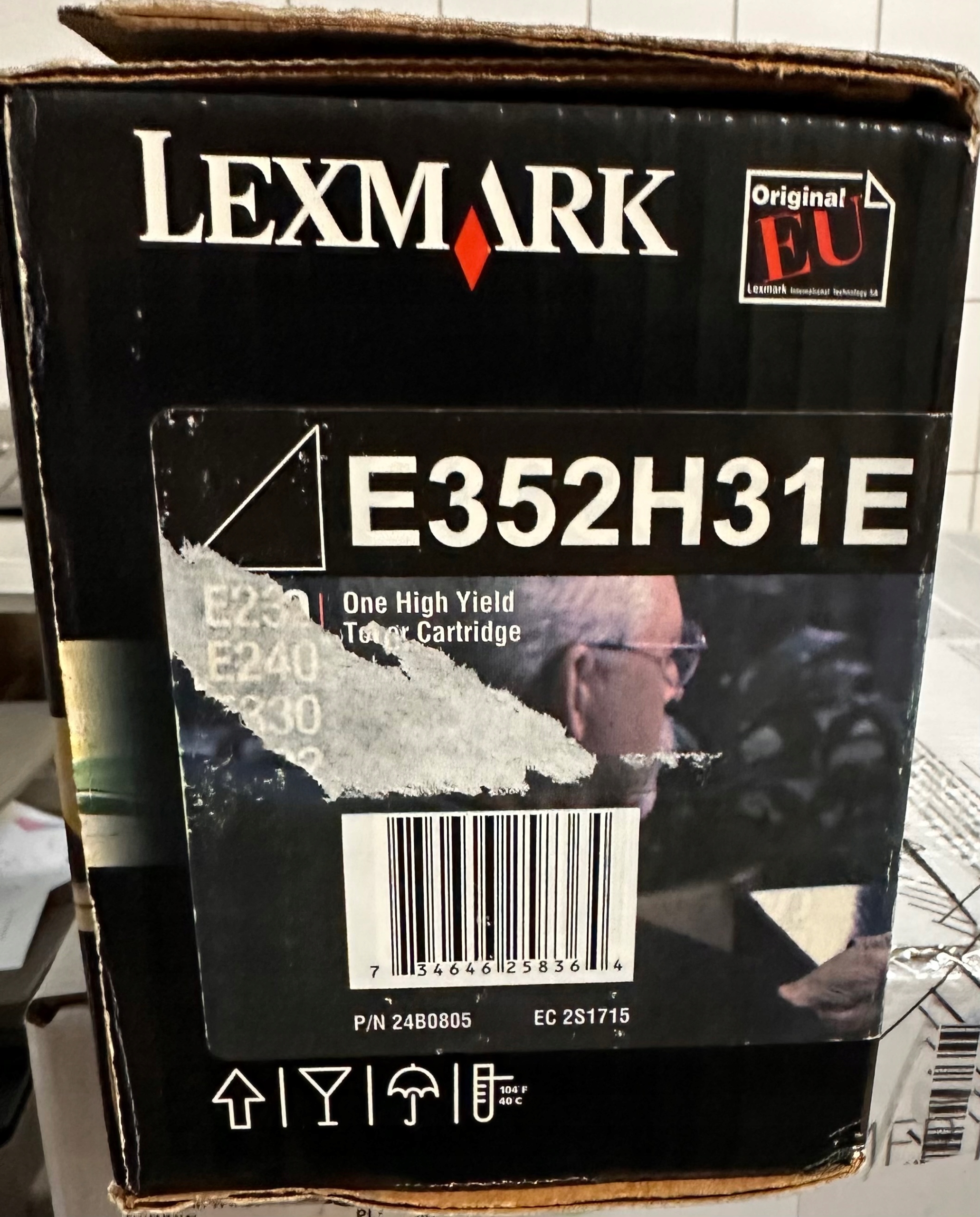 Toner Lexmark E352H31E černý (black) Originál