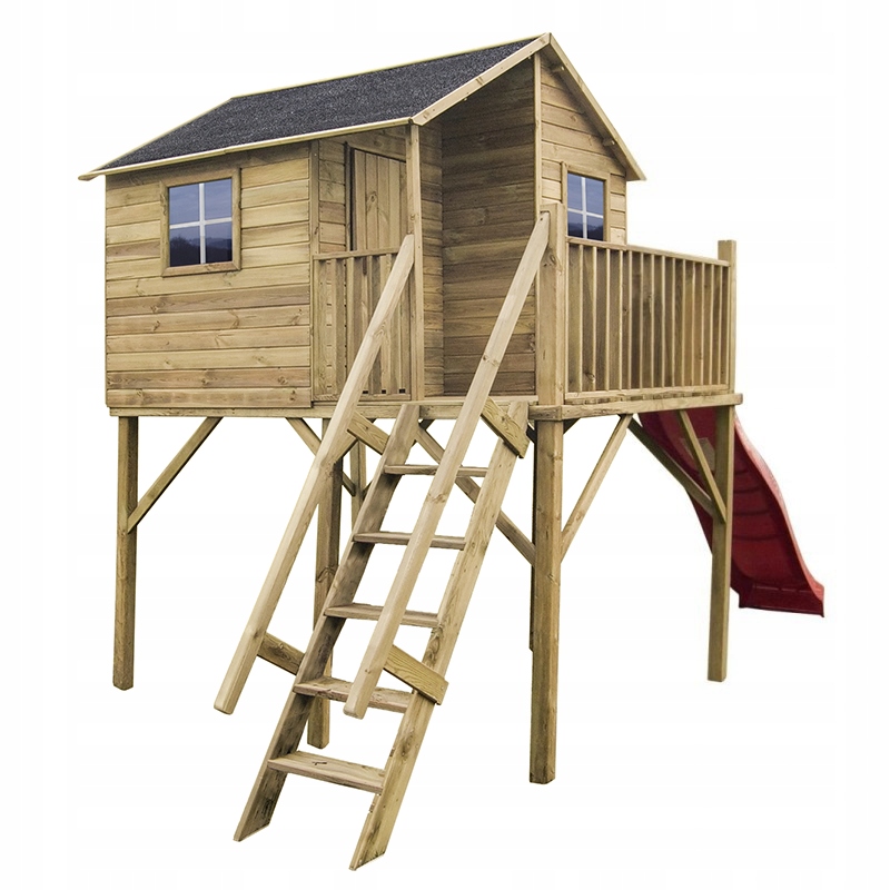 Domek Jerzyk MAX Dwie Huśtawki i Ślizg + Kotwy EAN (GTIN) 5902490698222