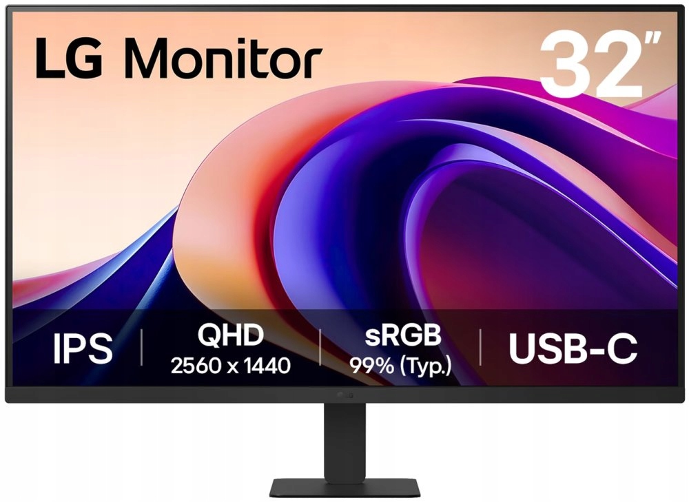 Lg monitor 32U631A-B 31,5" Ips 2560x1440 16:9 /100Hz/ 250cdm 5ms Us
