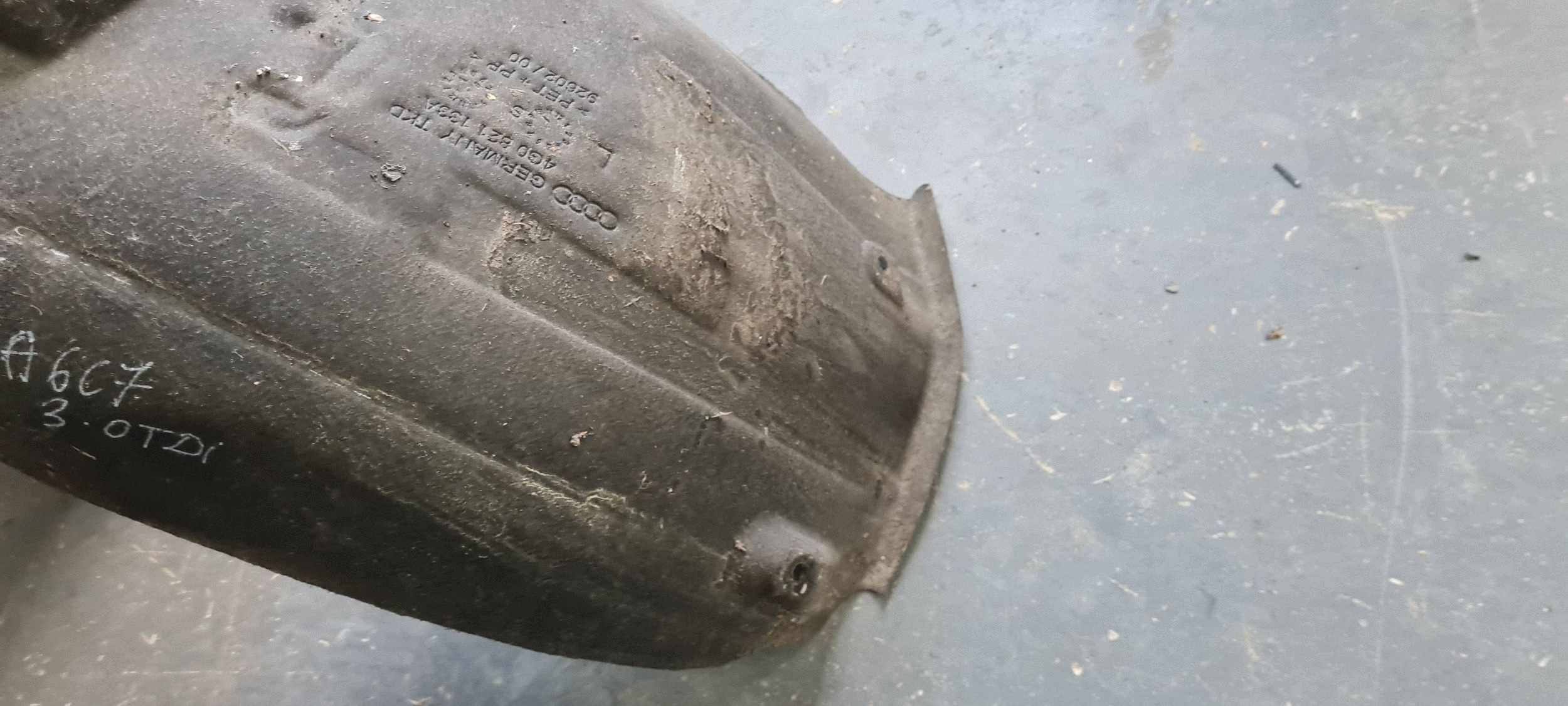 A6 C7 4G mudguard left left front front MATERIAL 4G0821133A