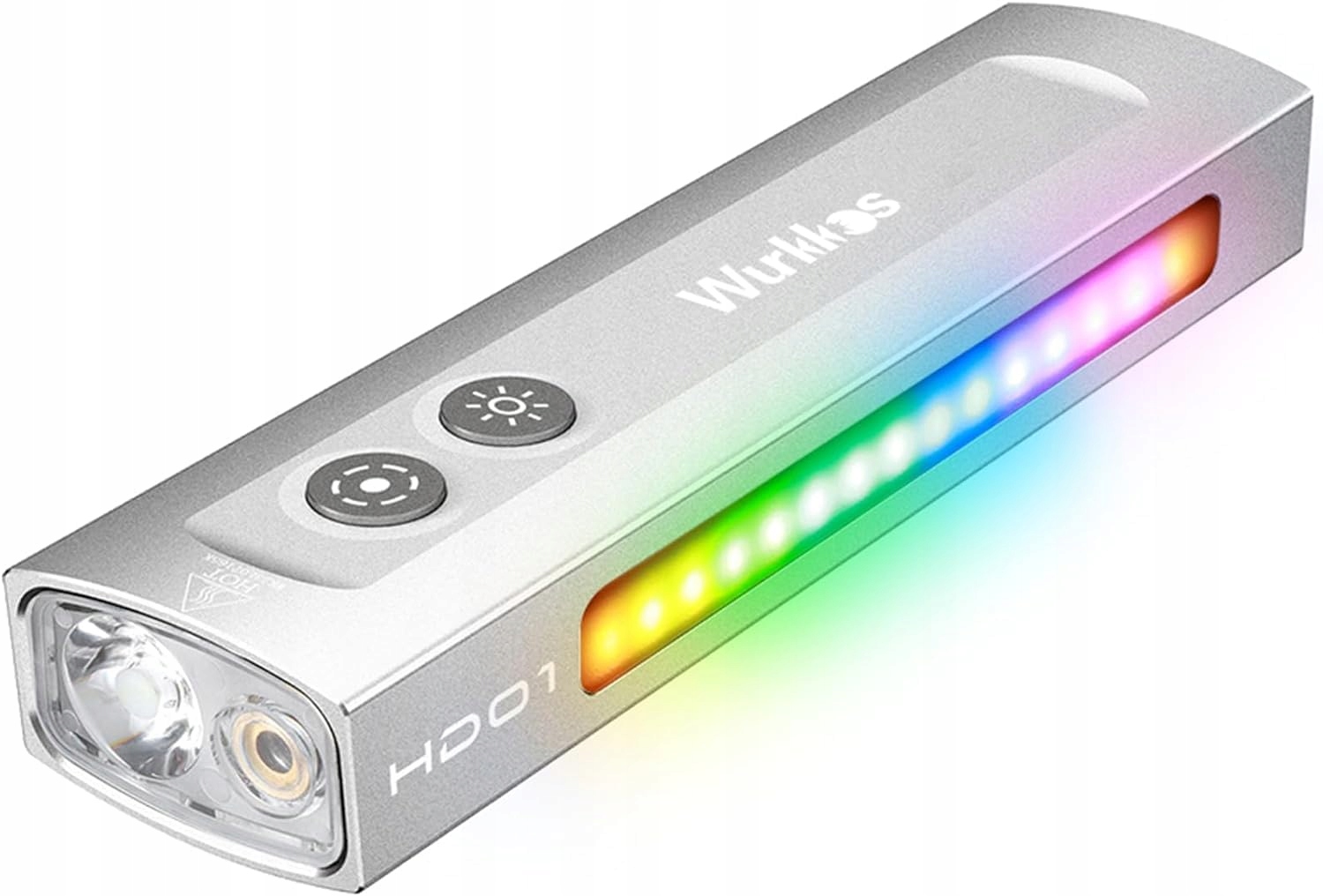 Wurkkos HD01 Latarka Led 1200lm Usb-c Rgb Cob Magnetyczna Latarka Premium