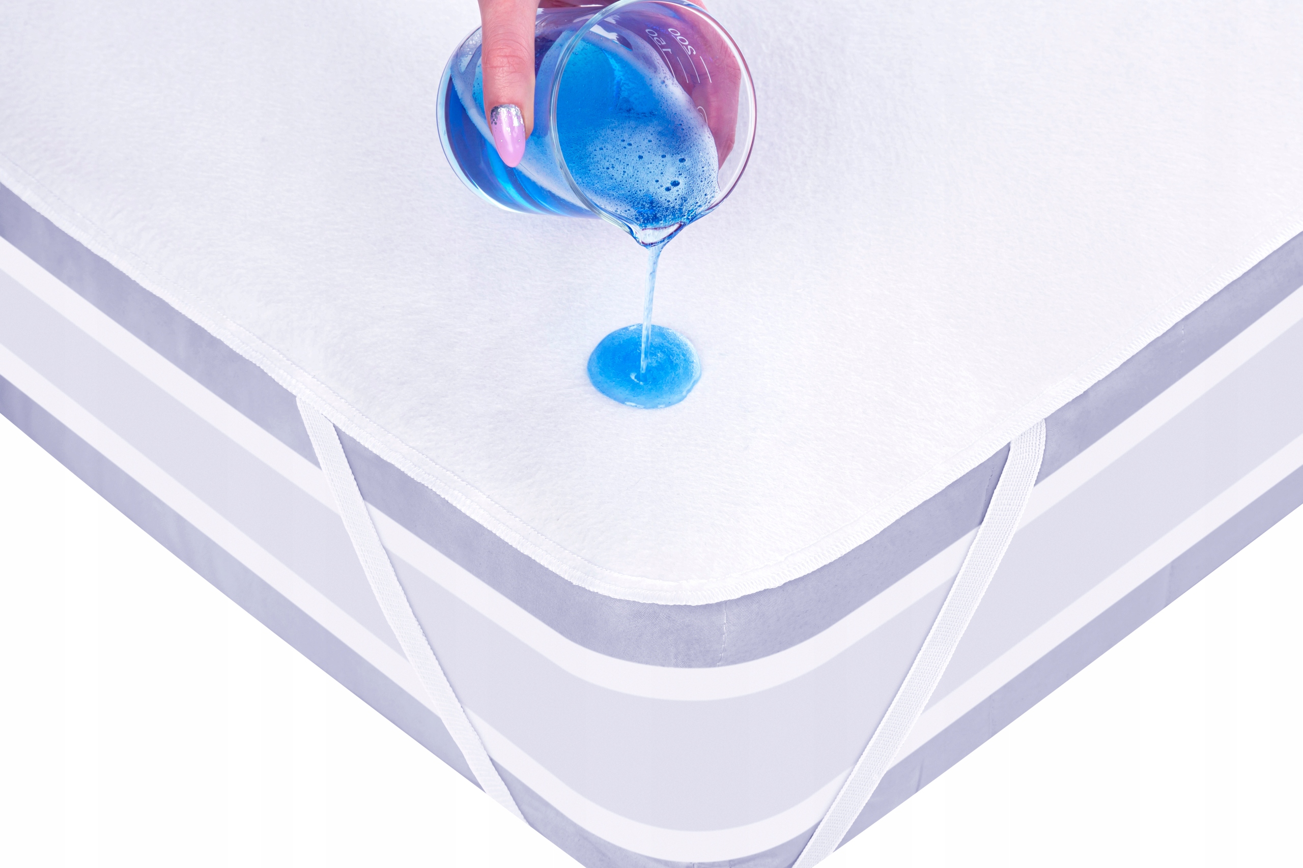 GRUBY 130G/M2 OCHRANIACZ POKROWIEC NA MATERAC 80x160 NAKŁADKA WODOODPORNA