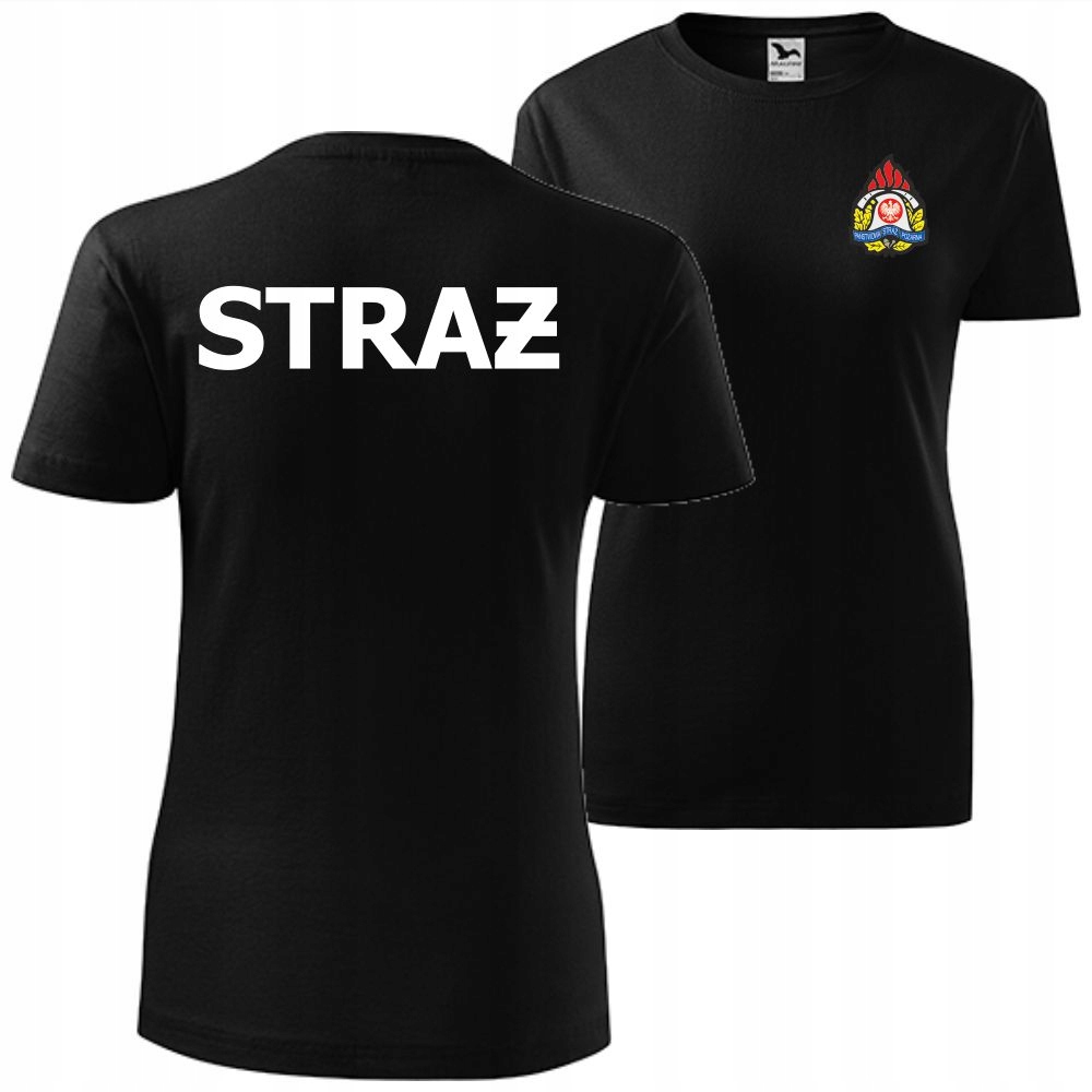 

T-shirt Damski Logo Straż Szkoła Strażacka