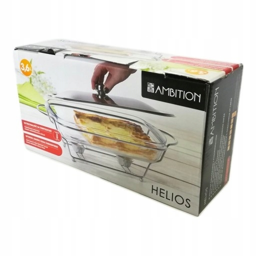 Podgrzewacz, naczynie żaroodporne 3,6L HELIOS Marka Ambition