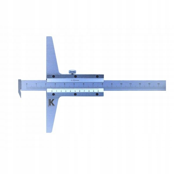 Głębokościomierz analogowy Kmitex 300/0,02 mm WZORCOWANY