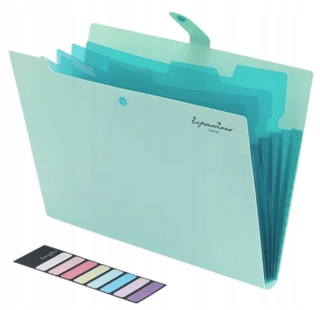 

Teczka na Dokumenty Składana 5 Przegródek Biwuar