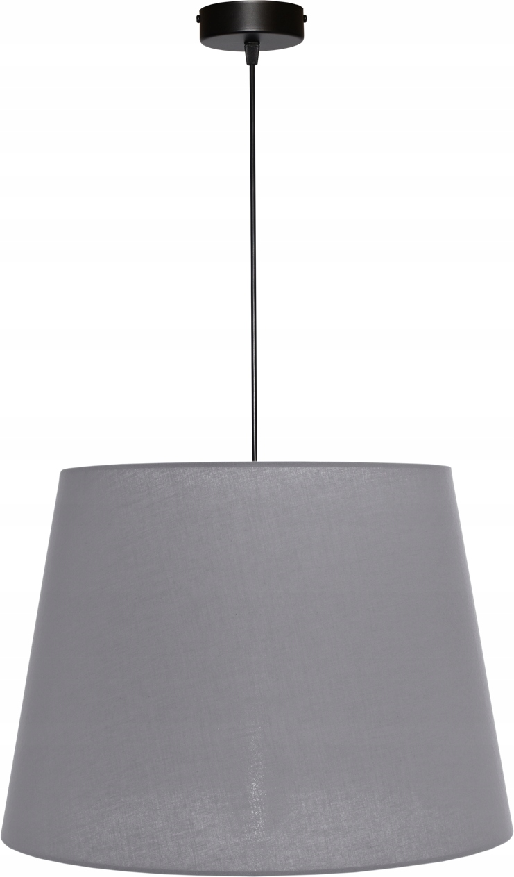 Závesná lampa Luster E27 Špinavý šedý Tienidlo Kužeľ 34x44 h29 Mirano