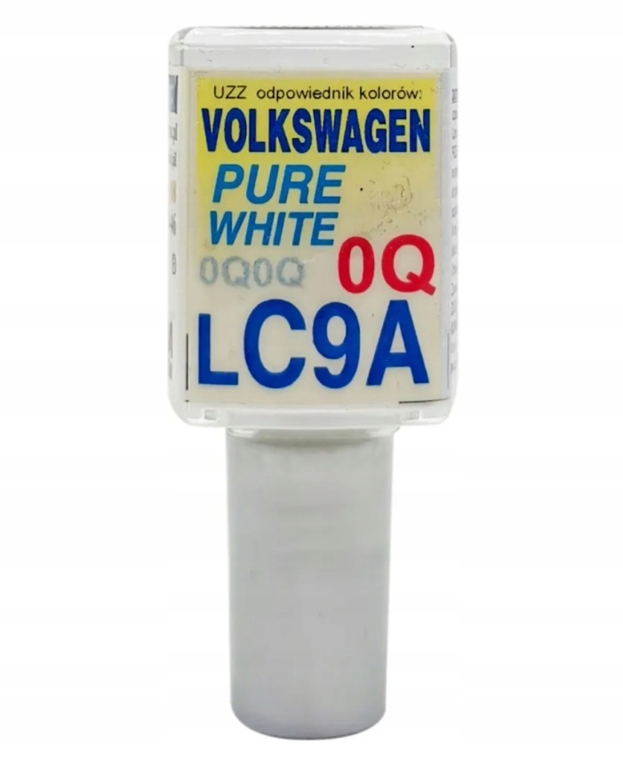 Zaprawka do rys 10ml Audi Vw Seat C9A LC9A 0Q Pure White