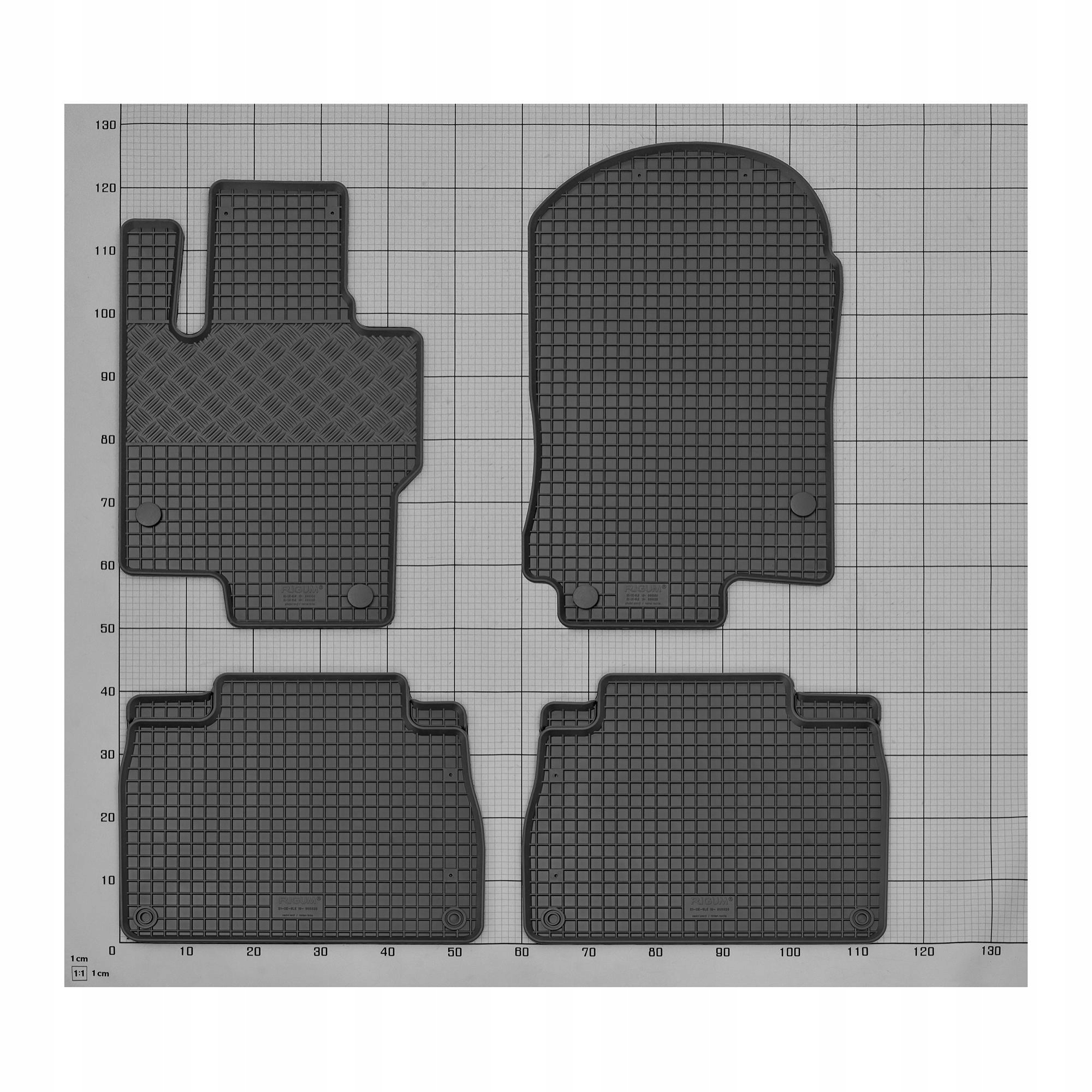 Zestaw dywaników do Mercedes GLE W167 PHEV od 2019 | 5 miejsc Waga produktu z opakowaniem jednostkowym 8 kg