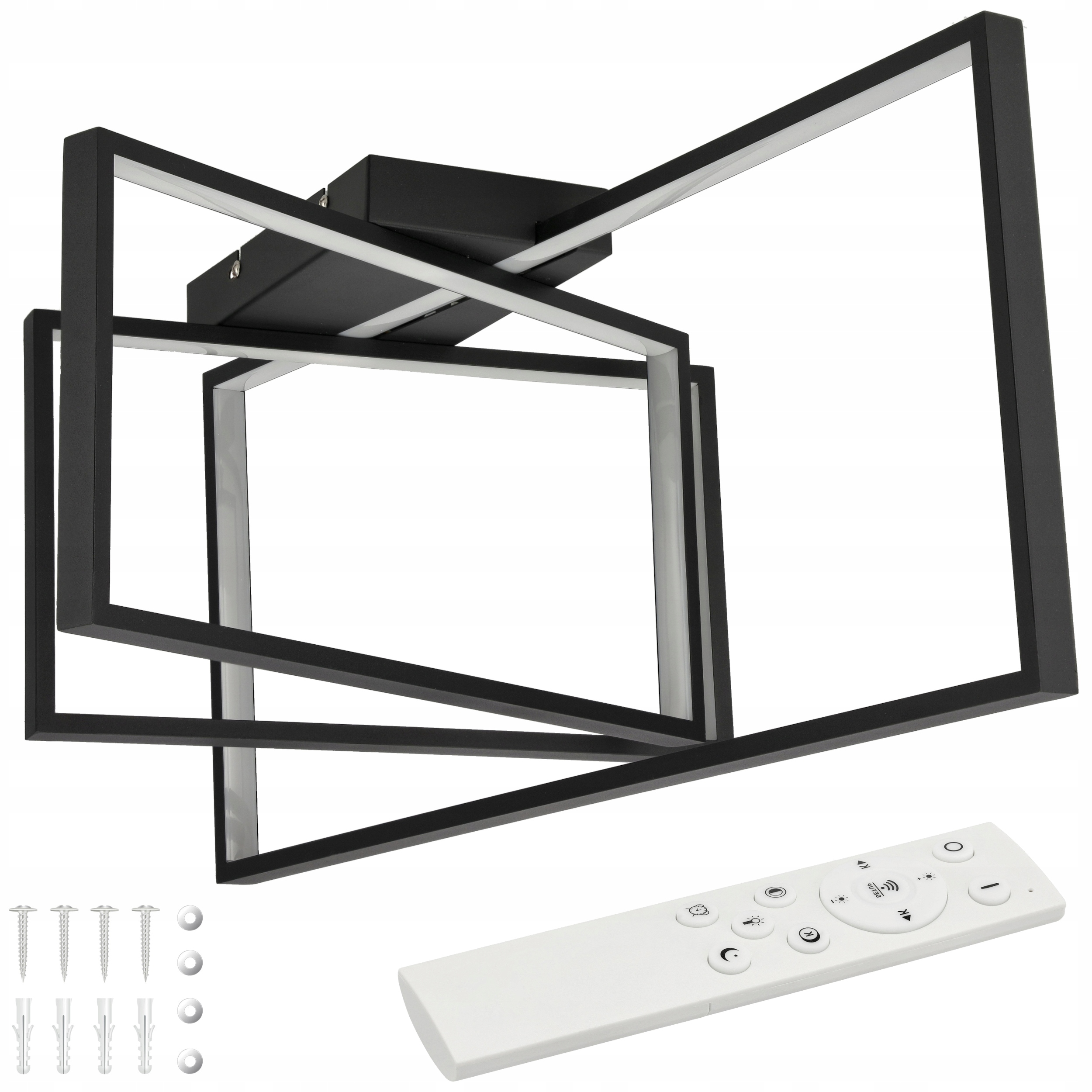 Led stropná lampa 100W 8000lm 3 Barvy Cct Moderná do obývacej izby Diaľkový Ovládač