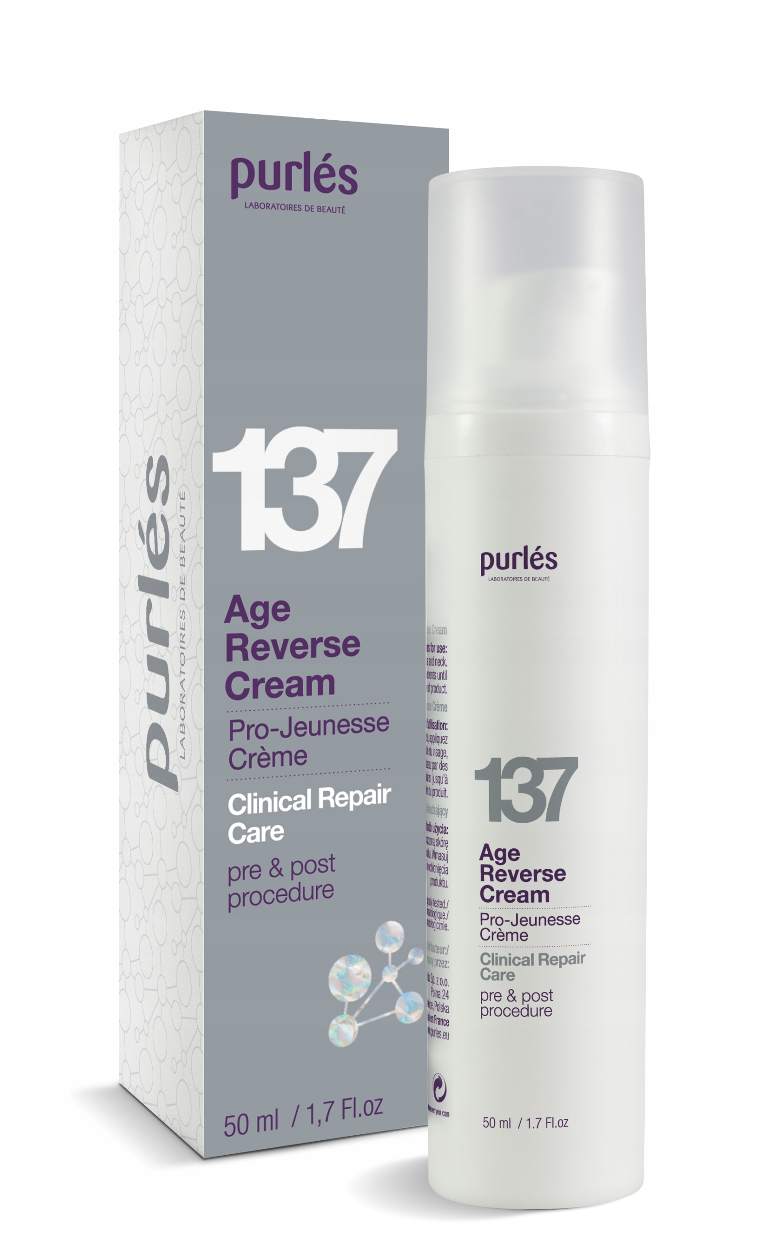 Purles 137 Age Reverse Cream naprawczy krem odmładzający 50 ml