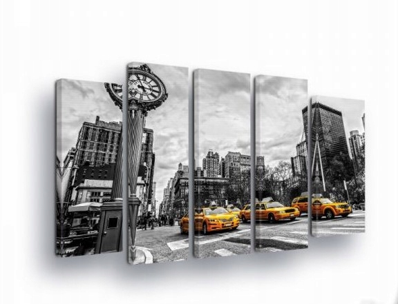 Obraz 150x100 Město New York taxi ulice urbanistika dynamika energie