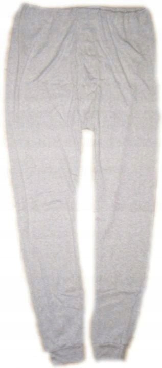 KALESONY MĘSKIE GETRY ROZPOREK BAWEŁNA J.SZARY lekko ocieplane polskie r3XL