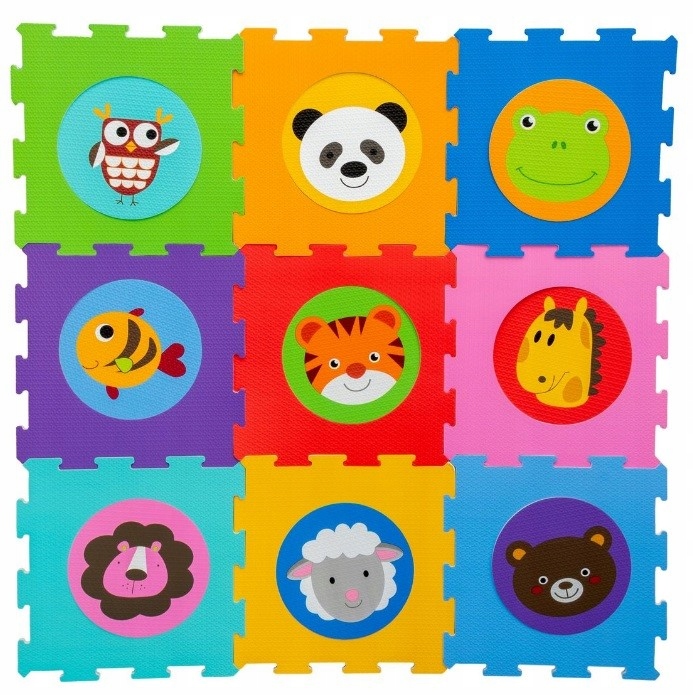 

Smily Play Mata Piankowa Puzzle Zwierzęta 9el 10m+