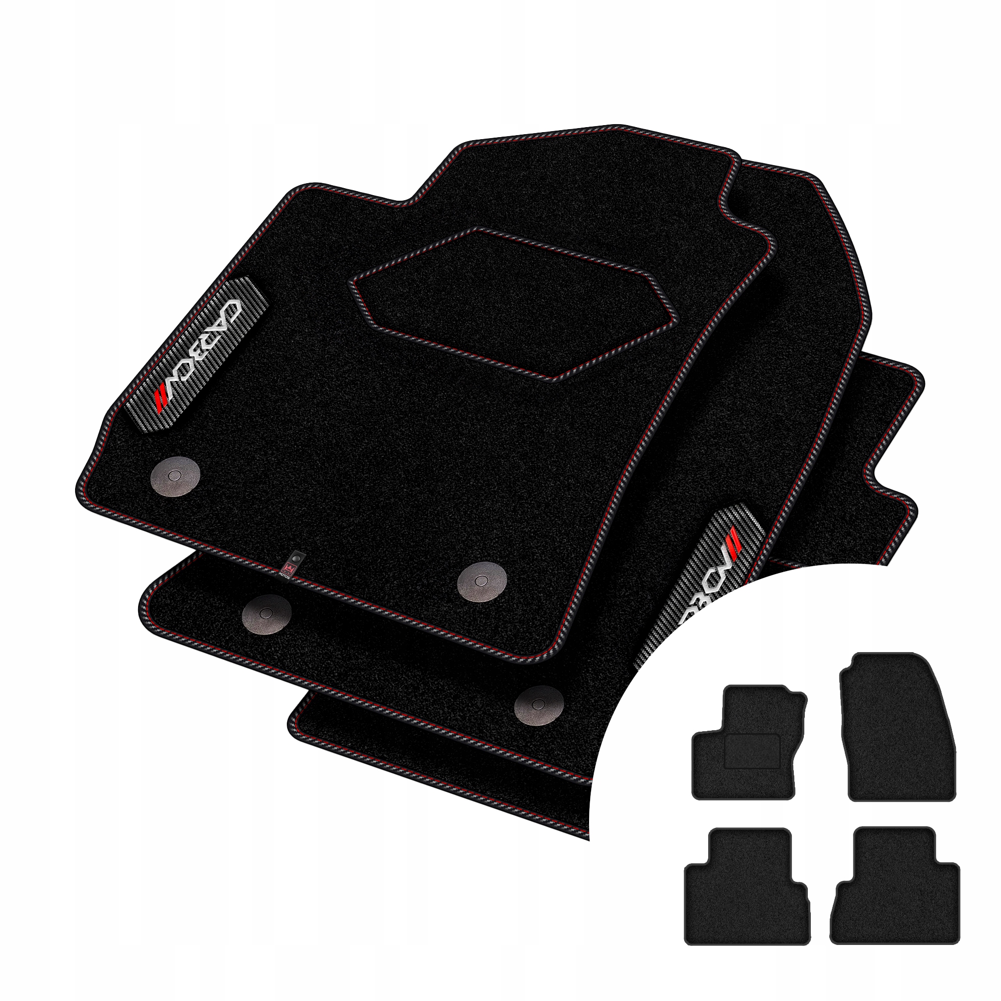 Koberce Carbon pro Ford Grand C-max II 2012-2019