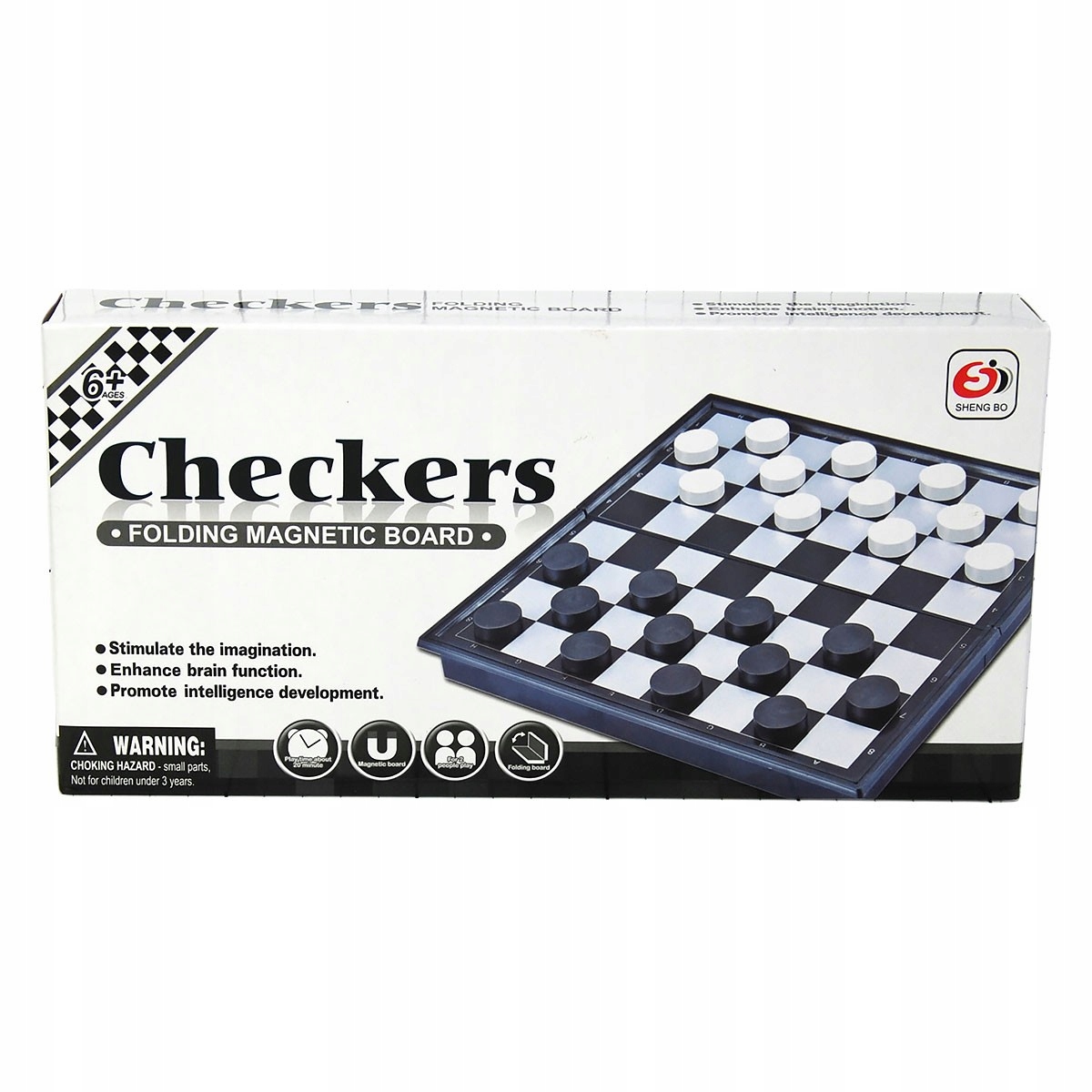 335934 GRA PLANSZOWA NA MAGNES WARCABY MAGNETYCZNE Rodzaj szachy magnetyczne