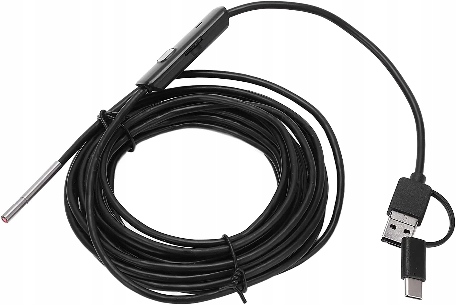 Эндоскоп, 3,9 мм 6led регулируемая инспекционная камера