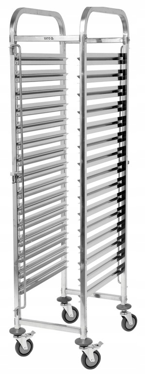 Wózek transportowy do GN 1/1 200kg 170cm stal nierdzewna Yato YG-09070