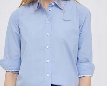 Pepe Jeans košeľa PL304700 563 modrá S