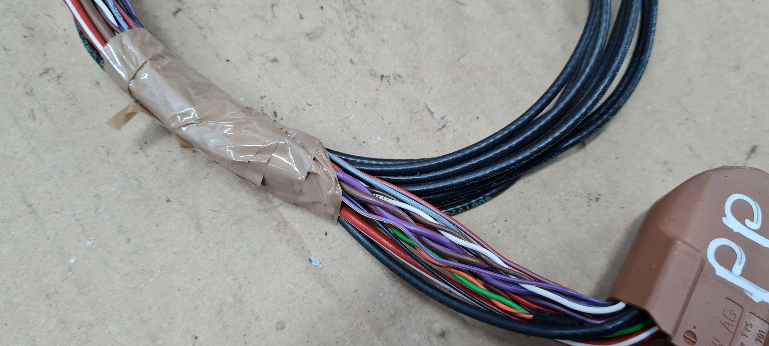 A6 C8 4K bundle wiring connecting spoiler wiring KAMERY door right front A7 4K