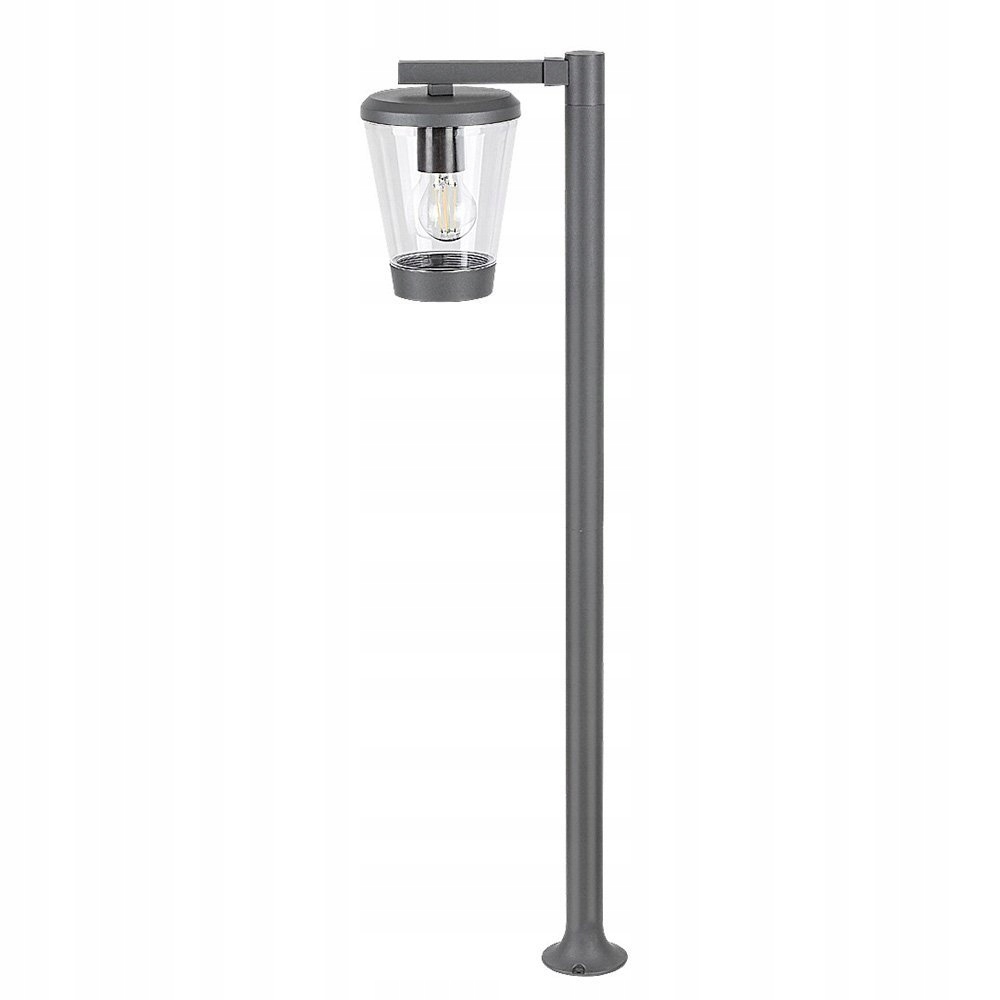 Moderní stojící zahradní lampa se sloupkem
