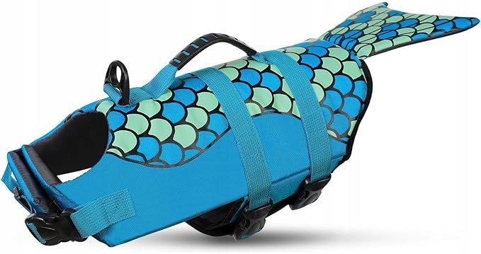 Záchranná vesta pro psa s motivem žraloka XL