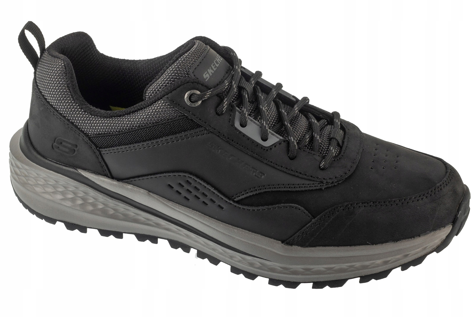 Skechers Slade Ultra Peralto [41,5] Pánské kožené tenisky černé