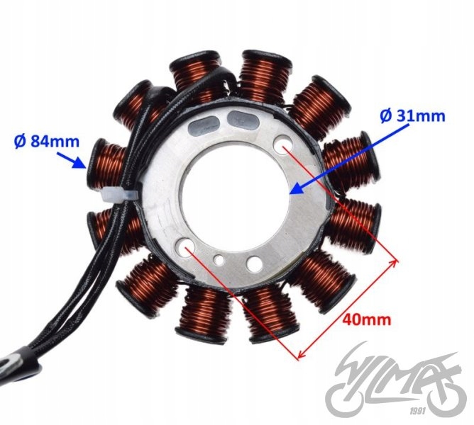 STATOR ISKROWNIK 12 CEWEK DO PIAGGIO VESPA Producent inny