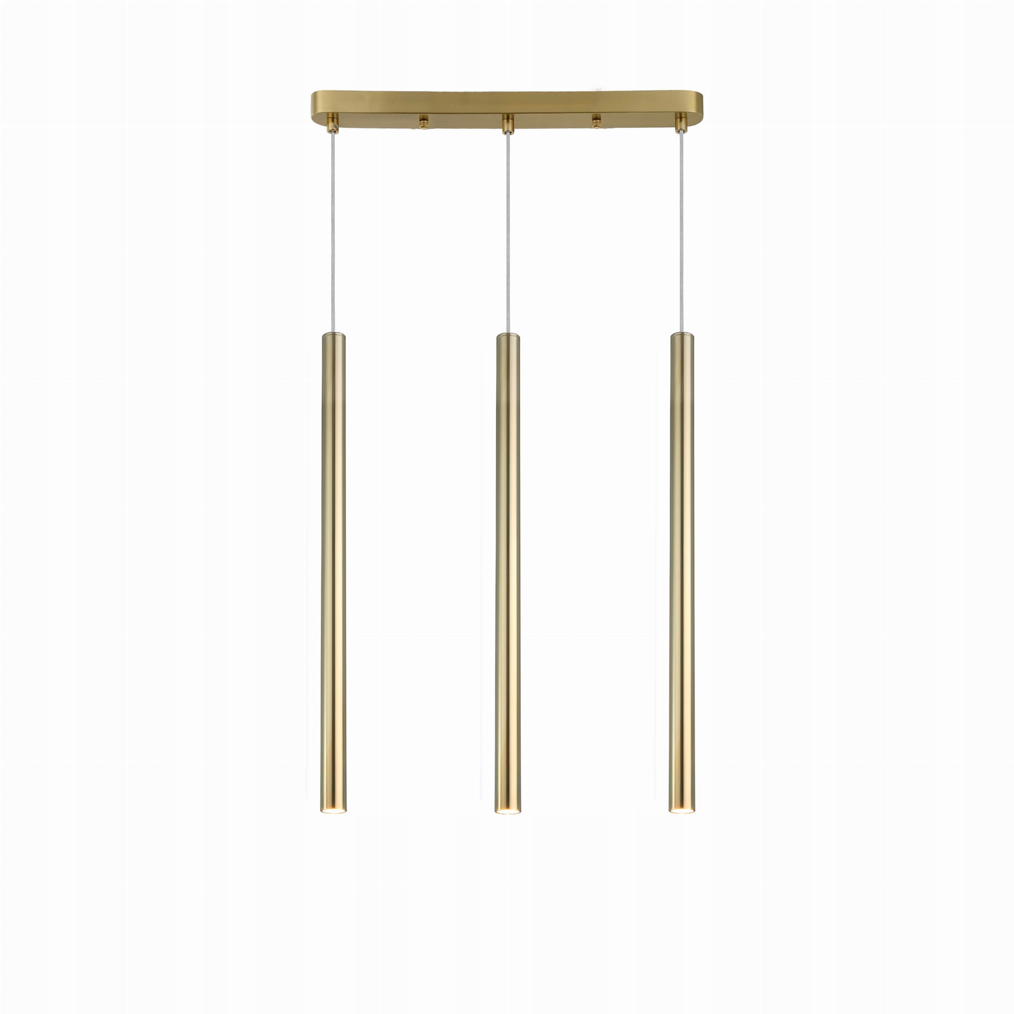 Dekorativní závěsná lampa Lungo 3 Trojitá zlatá 3xG9