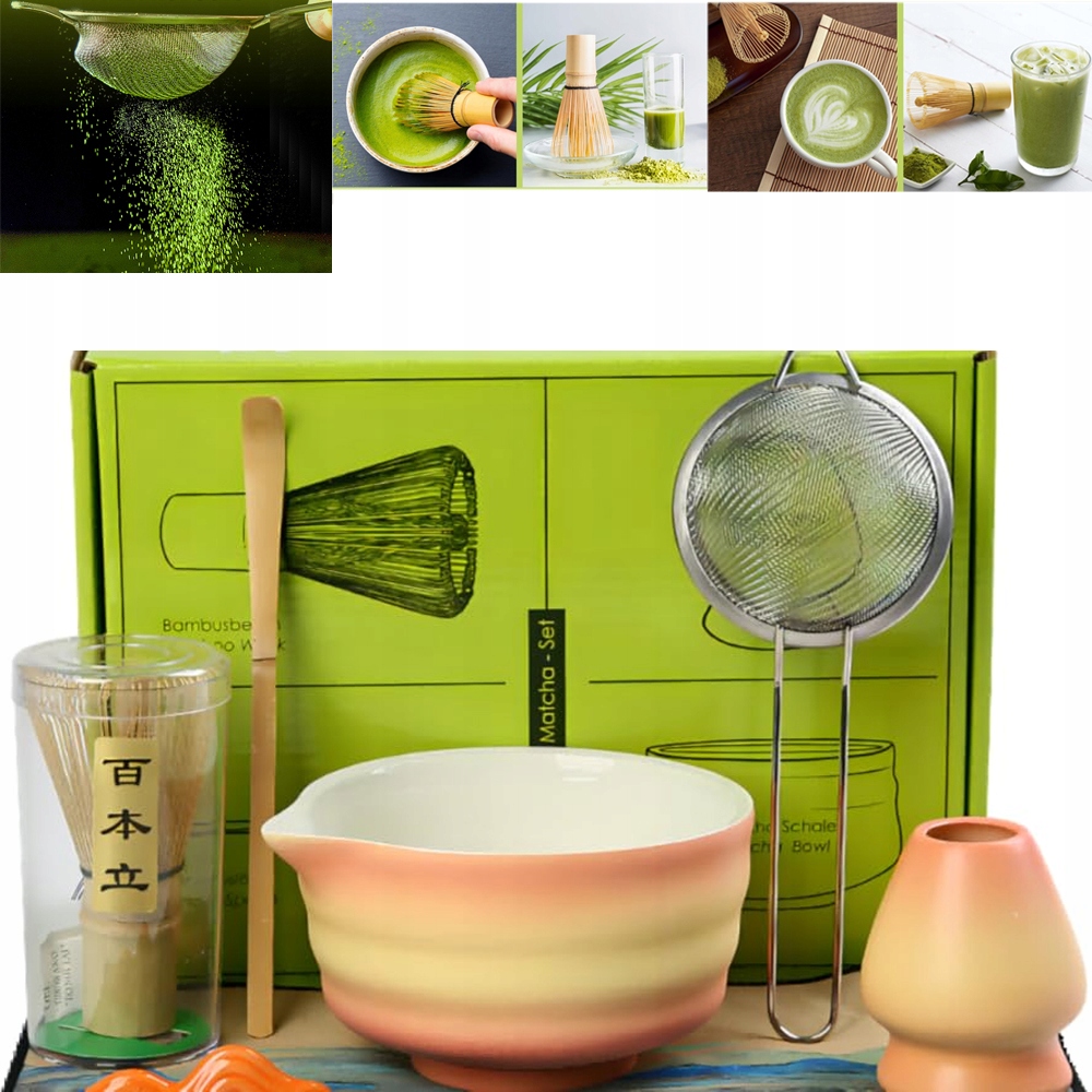 Sada Na Krabička 8 Kusů Chasen+chashaku+šlehací Metla