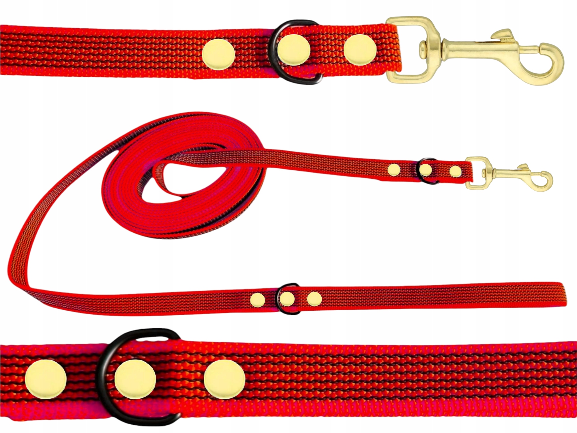 Vodítko Lanko Lonža Městská Pogumovaná Odolná Silná Protiskluzová 5M 20MM